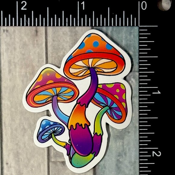 🌀10/$10🌀 Magic Mushroom Waterproof Sticker Decal - Picture 1 of 1